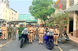 CSGT TP Hồ Chí Minh đồng loạt ra quân bảo đảm an toàn giao thông dịp Tết Bính Ngọ