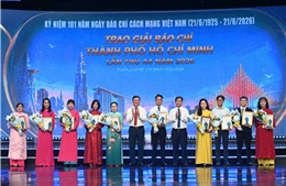 72 tác phẩm được vinh danh tại Giải Báo chí TP Hồ Chí Minh lần thứ 44