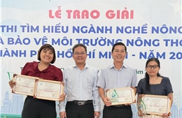 Báo Tin tức và Dân tộc đoạt hai giải trong cuộc thi tìm hiểu ngành nghề nông thôn TP Hồ Chí Minh