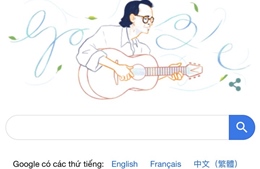 Nhạc sĩ Trịnh Công Sơn-nghệ sĩ Việt Nam đầu tiên được tôn vinh trên Google Doodles