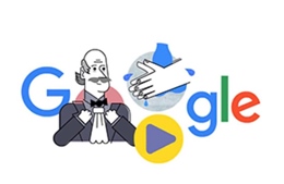 Google Doodle vinh danh nhà vật lý đầu tiên khám phá ra những lợi ích của việc rửa tay
