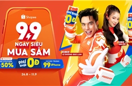 Shopee khởi động 9.9 Ngày siêu mua sắm