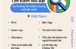 70 xu hướng tìm kiếm nổi bật nhất tại Việt Nam trong năm 2024