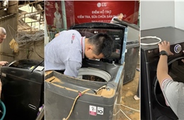 LG hỗ trợ sửa chữa thiết bị điện tử cho người dân vùng lũ tại Nghệ An và Điện Biên