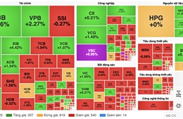 Chứng khoán tiếp tục giằng co, VN-Index tạm lùi về 1.639,03 điểm sau khi tăng tốc