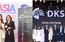 Coteccons và DKSH Việt Nam được vinh danh là ‘Nơi làm việc tốt nhất châu Á’