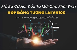 Hợp đồng tương lai VN100 chính thức giao dịch ngày 10/10