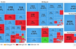 VN-Index mất gần 95 điểm - cú sốc margin chấn động toàn sàn
