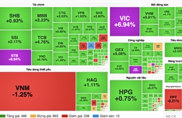 Chứng khoán bứt phá phiên chiều, VN-Index vượt 1.750 điểm