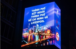 Saigon Marina IFC rực sáng mừng quan hệ hợp tác Việt Nam - Anh