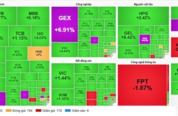 Khai Xuân đầu năm, cổ phiếu ngân hàng dẫn dắt thị trường thăng hoa hơn 36 điểm