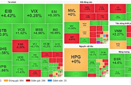 Dòng tiền lan tỏa, VN-Index tăng hơn 17 điểm