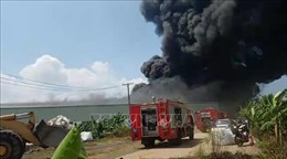 Hỏa hoạn thiêu rụi xưởng sản xuất nhựa ở Đồng Nai