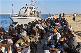 Hải quân Libya cứu trên 200 người di cư trên biển
