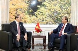 Thủ tướng Nguyễn Xuân Phúc tiếp Chủ tịch Hội Hữu nghị Hàn - Việt
