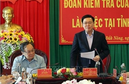 Đoàn công tác của Bộ Chính trị đánh giá việc xây dựng đội ngũ cán bộ ở Đắk Nông