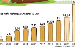 Xuất khẩu gỗ và lâm sản sẽ hoàn thành mục tiêu 11 tỷ USD năm 2019
