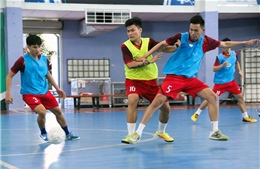 Đội tuyển Futsal Việt Nam vẫn miệt mài tập luyện dù Tết đã cận kề