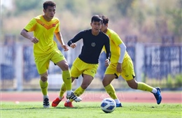 U23 Việt Nam chỉ có một buổi tập tại Bangkok trước khi đấu với U23 Triều Tiên