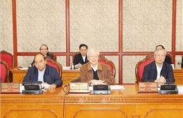 Bộ Chính trị cho ý kiến hoàn thiện dự thảo Văn kiện Đại hội XIII của Đảng gửi đại hội đảng bộ cơ sở