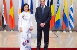 Đại sứ Nguyễn Thị Bích Huệ trình Thư ủy nhiệm lên Tổng thống Cộng hòa Síp