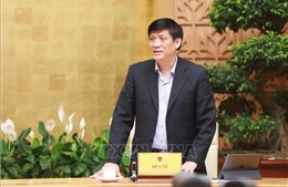Thứ trưởng Bộ Y tế Nguyễn Thanh Long họp trực tuyến với Bộ trưởng Bộ Y tế Lào