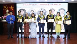 Trao Giải thưởng Khoa học công nghệ thanh niên Quả cầu Vàng