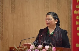 Phó Chủ tịch Quốc hội Tòng Thị Phóng tiếp xúc cử tri tại Sơn La 