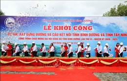 Khởi công xây dựng cầu, đường kết nối Bình Dương với Tây Ninh
