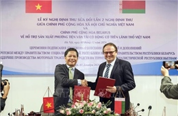 Việt Nam - Belarus: Tăng cường hợp tác hỗ trợ sản xuất phương tiện vận tải có động cơ
