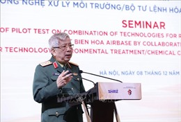 Thử nghiệm công nghệ rửa đất để xử lý dioxin tại sân bay Biên Hòa