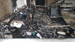 Cháy tại Trung tâm Anh ngữ quốc tế Thái Bình Dương, nhiều tài sản bị thiêu rụi