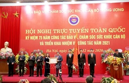 Ban Bảo vệ, chăm sóc sức khỏe cán bộ Trung ương đón nhận Huân chương Độc lập hạng Nhì 