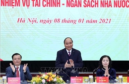 Thủ tướng dự Hội nghị triển khai nhiệm vụ tài chính - ngân sách nhà nước năm 2021 