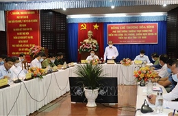 Phó Thủ tướng Trương Hòa Bình kiểm tra công tác phòng, chống dịch COVID-19 tại Tây Ninh 