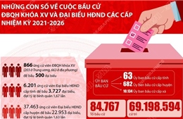 Những con số về cuộc bầu cử ĐBQH và đại biểu HĐND các cấp nhiệm kỳ 2021-2026