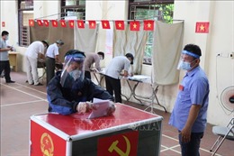 Nhiều khu vực bỏ phiếu ở Bắc Ninh đạt 100% cử tri đi bầu cử từ sớm