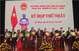 Cao Bằng bầu các chức danh chủ chốt HĐND, UBND nhiệm kỳ 2021-2026