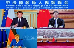 Lãnh đạo Đức, Pháp, Trung Quốc họp thượng đỉnh về quan hệ song phương, toàn cầu