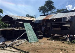Dông lốc gây nhiều thiệt hại tại huyện Ninh Phước, Ninh Thuận
