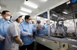 Thủ tướng thăm Nhà máy Samsung Electronics Việt Nam Thái Nguyên 