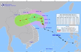 Bão số 7 có khả năng mạnh thêm, Đông Bắc Bộ có mưa rất to từ chiều 9/10