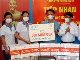 Hỗ trợ người dân Quảng Ngãi đang cách ly y tế 500 suất quà 
