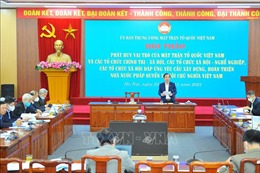 Phát huy vai trò của MTTQ Việt Nam trong xây dựng Nhà nước pháp quyền