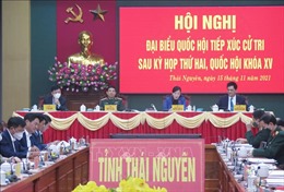 Bộ trưởng Quốc phòng, Đại tướng Phan Văn Giang tiếp xúc cử tri tại Thái Nguyên