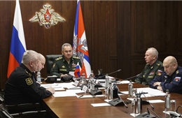 Bộ trưởng Quốc phòng Nga-Trung họp trực tuyến
