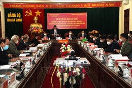 Hội thảo khoa học kỷ niệm 30 năm thành lập tỉnh Hà Giang