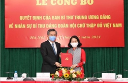 Đồng chí Bùi Thị Hòa giữ chức Bí thư Đảng đoàn Hội Chữ thập đỏ Việt Nam