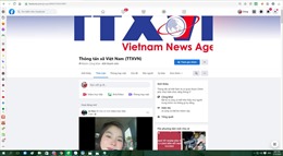 Nhiều trang mạng xã hội giả mạo trang thông tin chính thức của Thông tấn xã Việt Nam