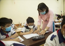 Kiên Giang: Học sinh tiểu học, mầm non nô nức trở lại trường